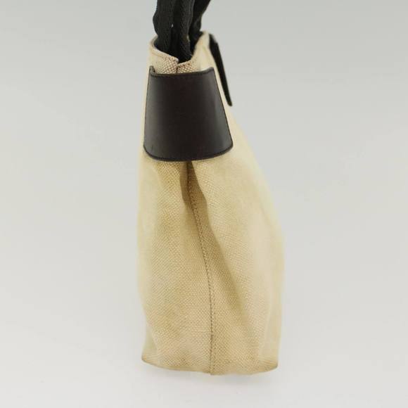 PRADA Hand Bag Canvas Beige Auth cl705 - Picture 5 of 16